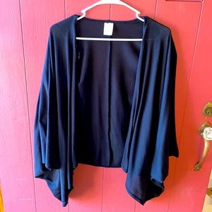 Dolman Sleeve Black Shrug